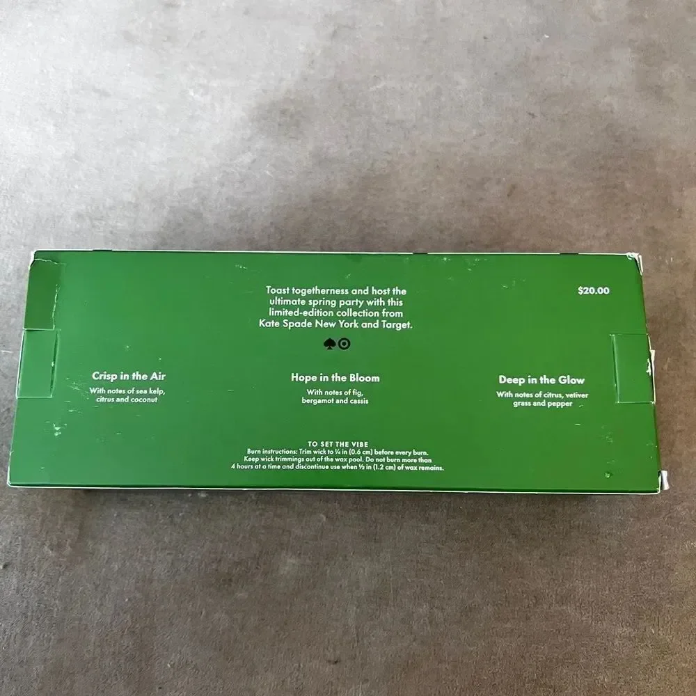 Kate Spade x Target Scented Candle Trio - New